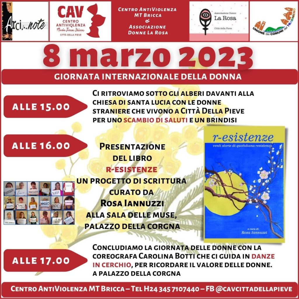 Eventi Centro AntiViolenza Città della Pieve